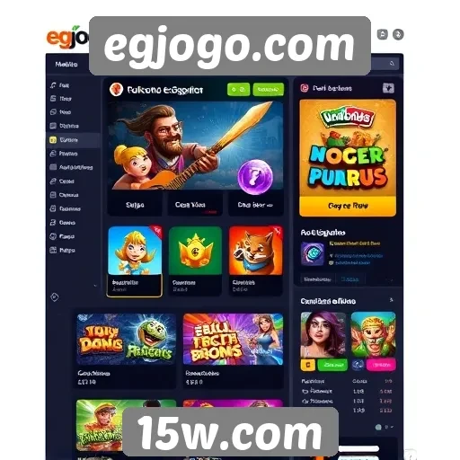 Interface do usuário do egjogo é otimizada